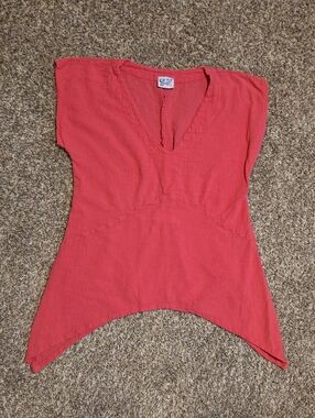 OH MY GAUZE! Coral Shirt